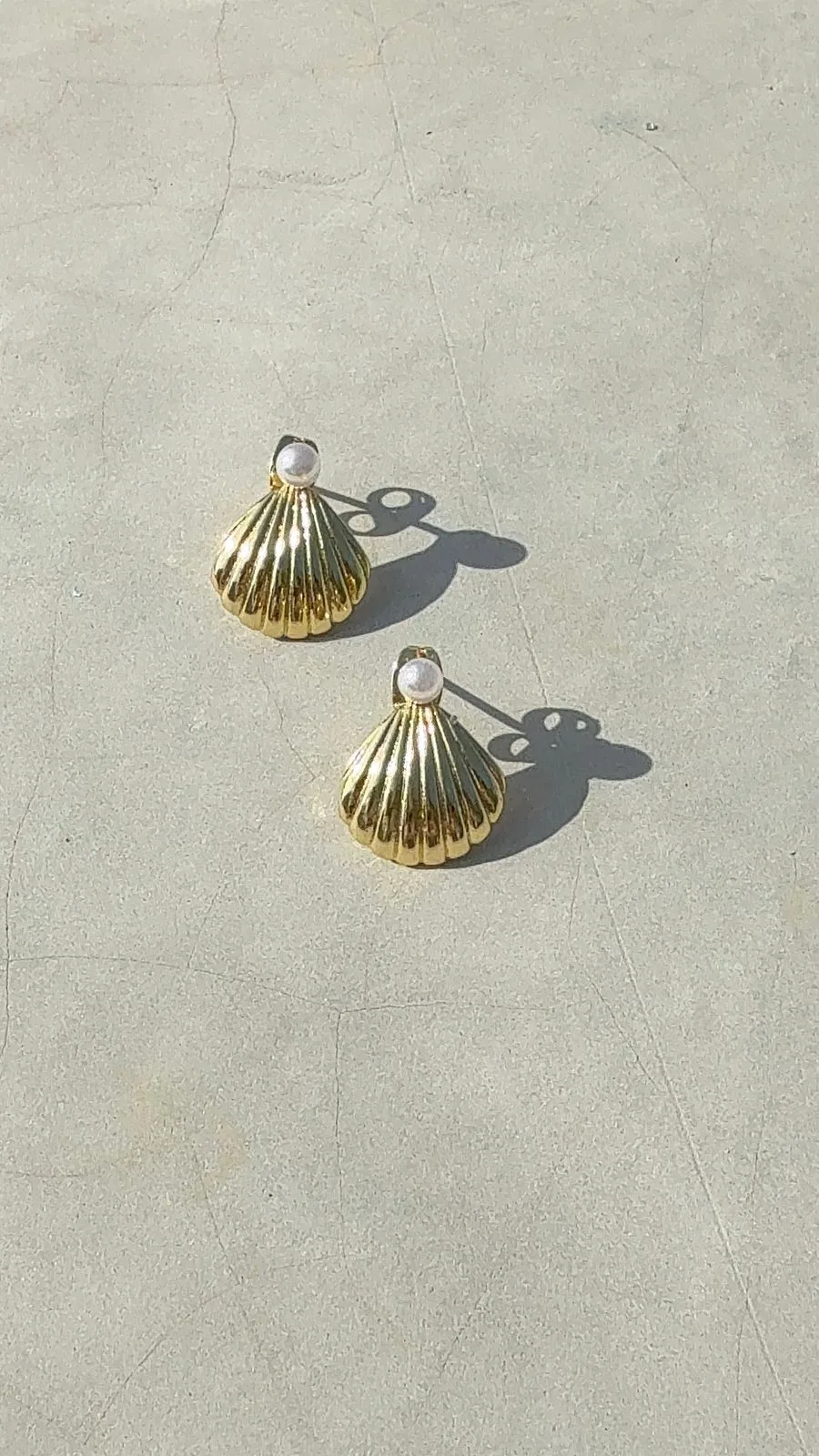 Aretes Perla de Concha