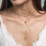 Cadena Luna Perlada