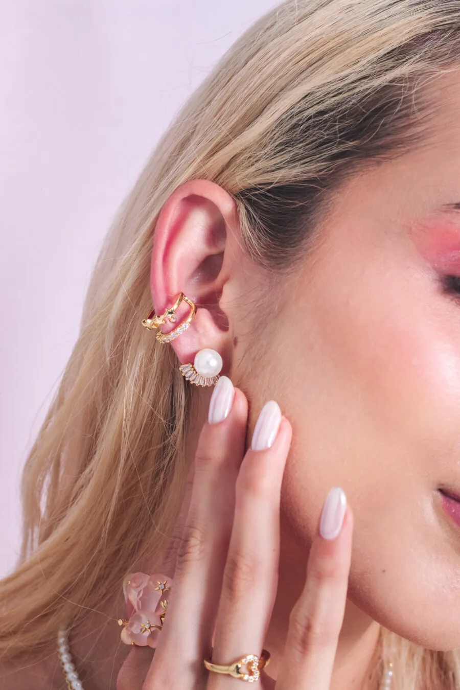 Earcuff Fleur d'Or
