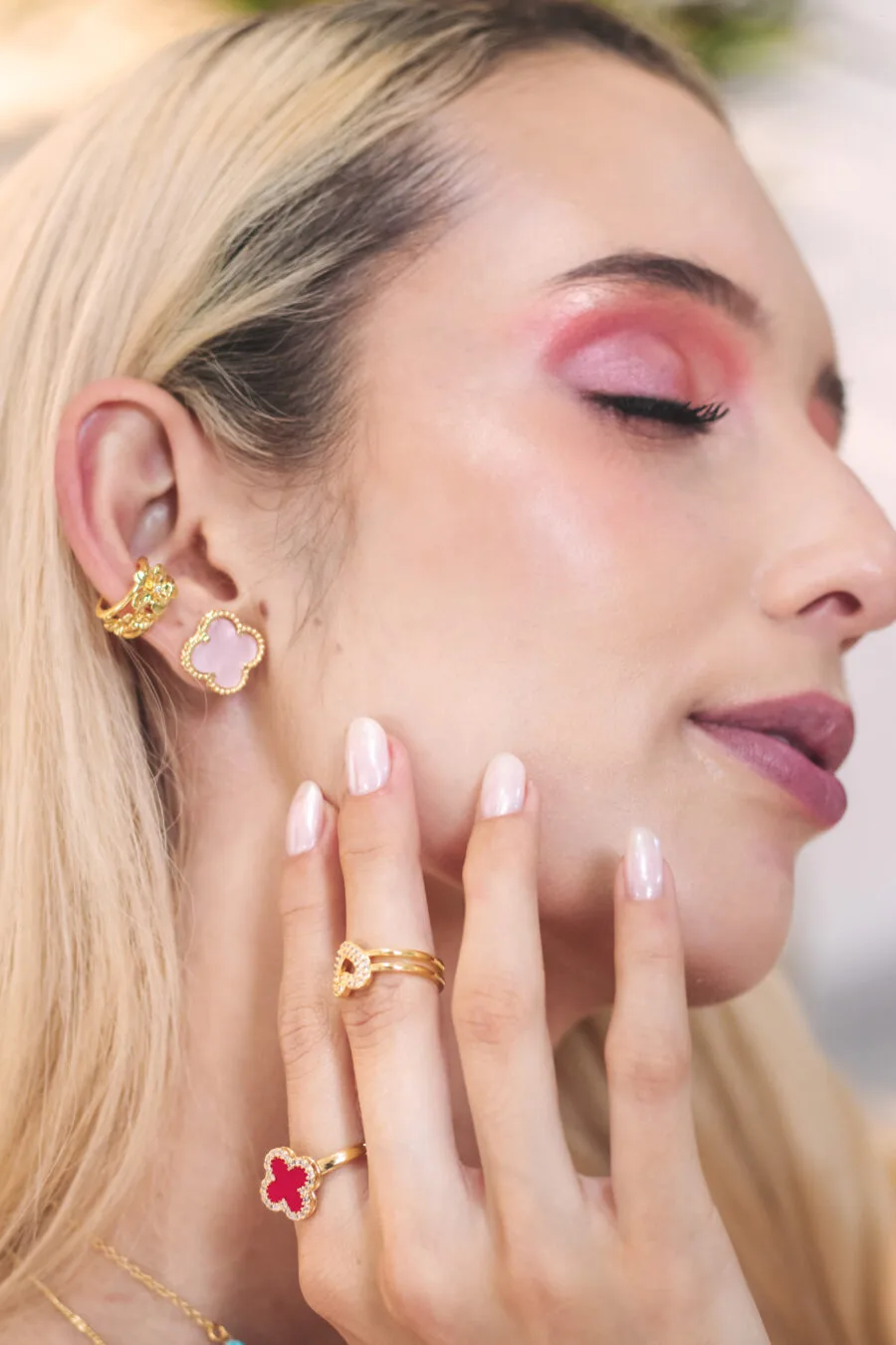 Aretes Alba Rosé