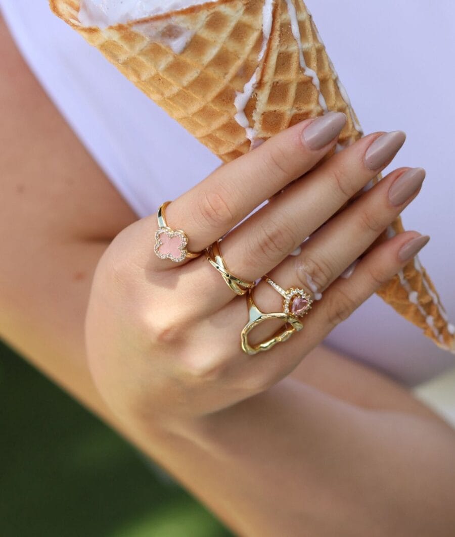 Set Anillos Luz Marina