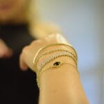 Pulsera trébol glam