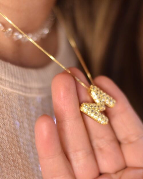 Collar doble Glam Initial