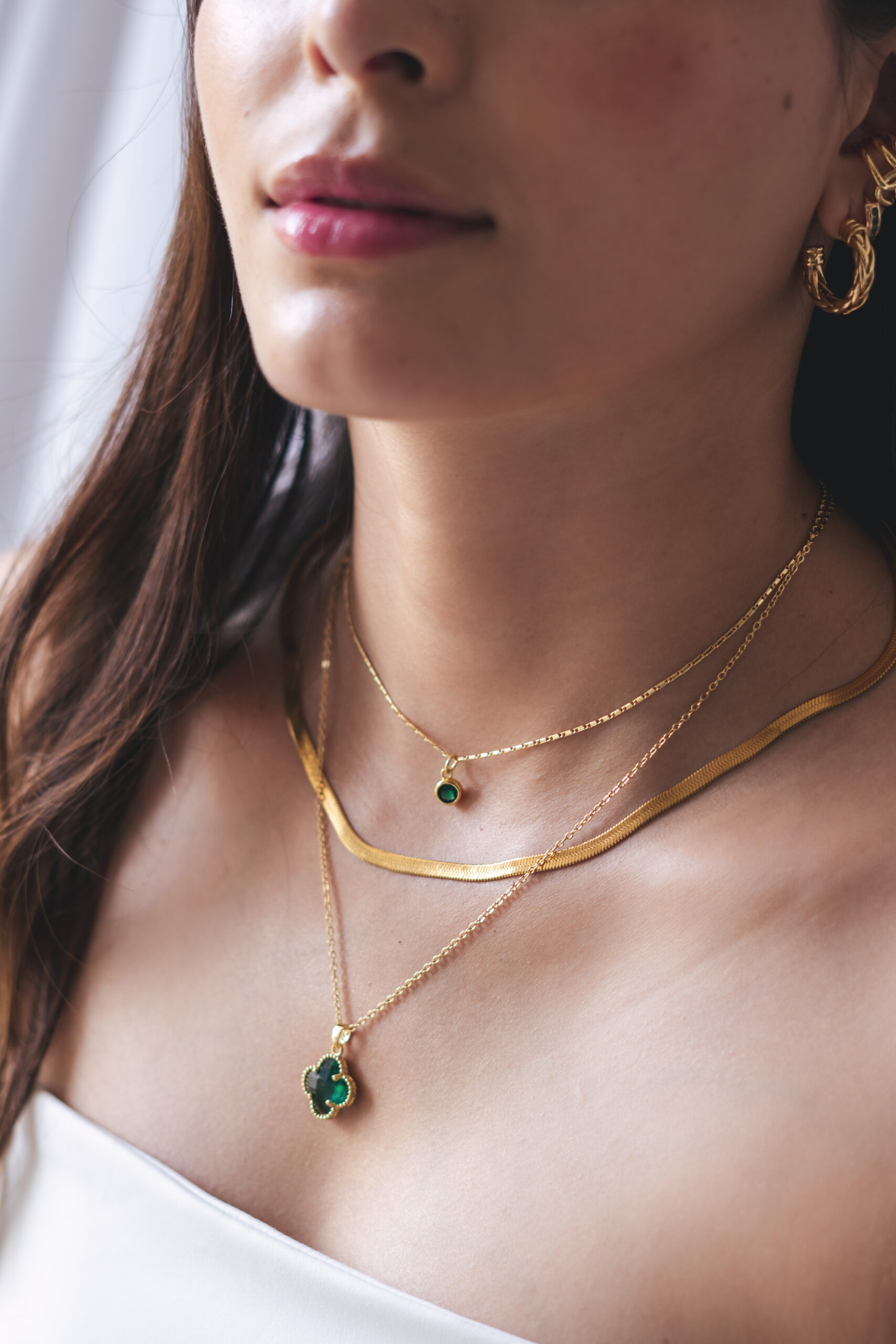 Collar triple Golden Romance - Imagen 2