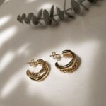 Aretes Nudo Dorado
